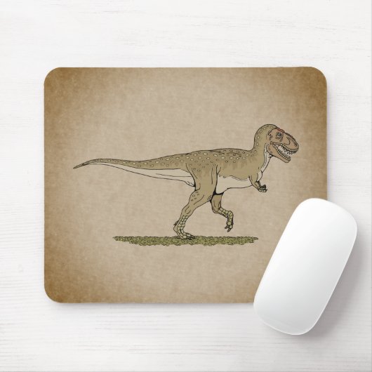 Tapis De Souris Dinosaure crétacé Tyrannosaurus rex Souris (Avec souris)