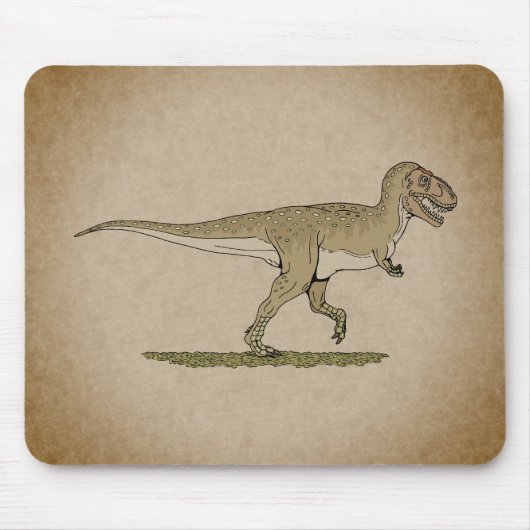 Tapis De Souris Dinosaure crétacé Tyrannosaurus rex Souris (Devant)