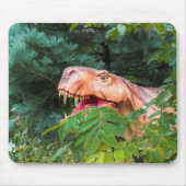 Tapis De Souris Dinosaure dans la forêt. (Devant)