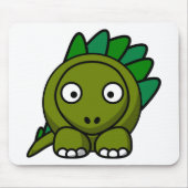 Tapis De Souris Dinosaure de bande dessinée (Devant)