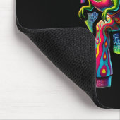 Tapis De Souris Dinosaure de danse drôle  (Coin)