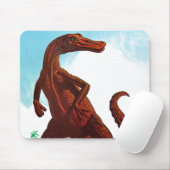 Tapis De Souris Dinosaure de Hadrosaurus (Avec souris)