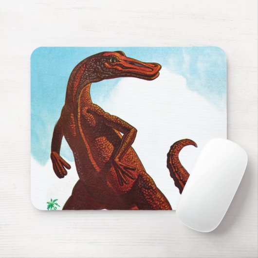 Tapis De Souris Dinosaure de Hadrosaurus (Avec souris)