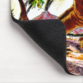 Tapis De Souris Dinosaure de Rex de Tyrannosaurus (Coin)