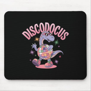 Tapis De Souris Dinosaure Diplodocus Danse Disco Dino Drôle 70 D