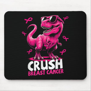 Tapis De Souris Dinosaure du cancer du sein de broyage tenant du r