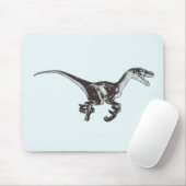 Tapis De Souris Dinosaure Mousepad de Velociraptor (Avec souris)