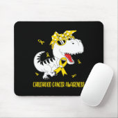 Tapis De Souris Dinosaure Sensibilisation au cancer chez l'enfant (Avec souris)