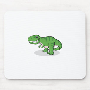 Tapis De Souris Dinosaure vert de Rex de Tyrannosaurus (T-Rex)