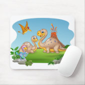Tapis De Souris Dinosaures (Avec souris)