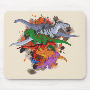 Tapis De Souris Dinosaures