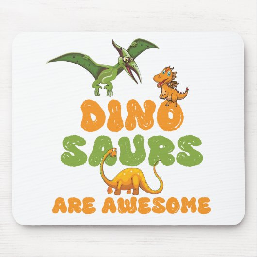 Tapis De Souris Dinosaures (Devant)