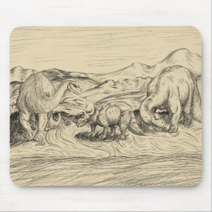 Tapis De Souris Dinosaures classiques