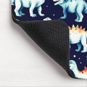 Tapis De Souris Dinosaures de Noël (Coin)