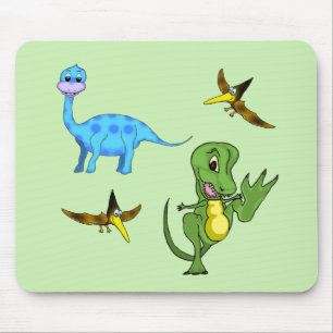 Tapis De Souris Dinosaures Standard Mousepad