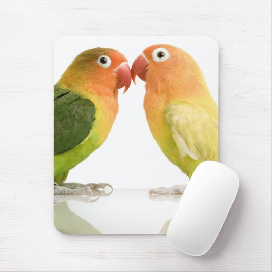 Tapis de souris d'inséparables (Avec souris)