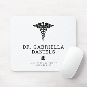 Tapis De Souris Diplôme de docteur de l'école de médecine moderne