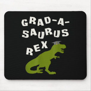 Tapis De Souris diplômé dinosaure 2026 drôle t rex université haut