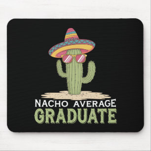 Tapis De Souris Diplômé Nacho Moyen Cactus Diplômé Mexicain