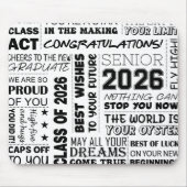 Tapis De Souris Diplômé senior 2026 (Devant)