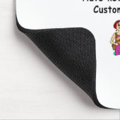 Tapis De Souris Dire drôle de service à la clientèle (Coin)