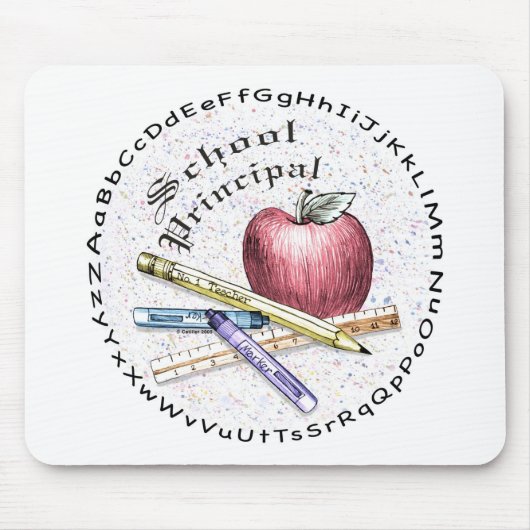 Tapis De Souris Directeur de l'école (Devant)