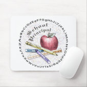 Tapis De Souris Directeur d'école (Avec souris)