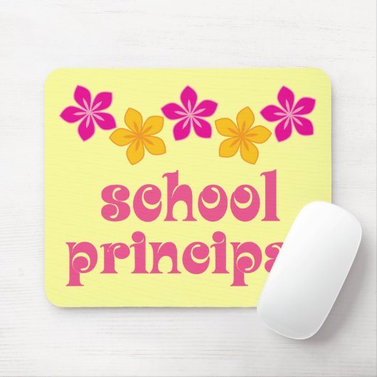 Tapis De Souris Directeur fleuri (Avec souris)