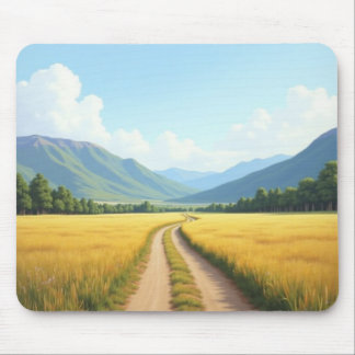 Tapis De Souris Dirt Road Nature Landscape Mouse Pad
