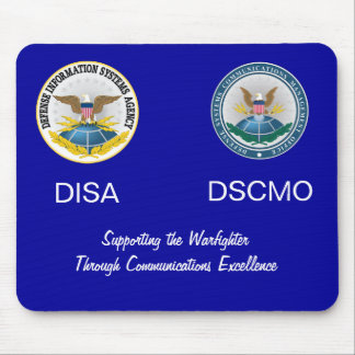 Tapis De Souris DISA_DSCMO Mousepad commun sur le bleu