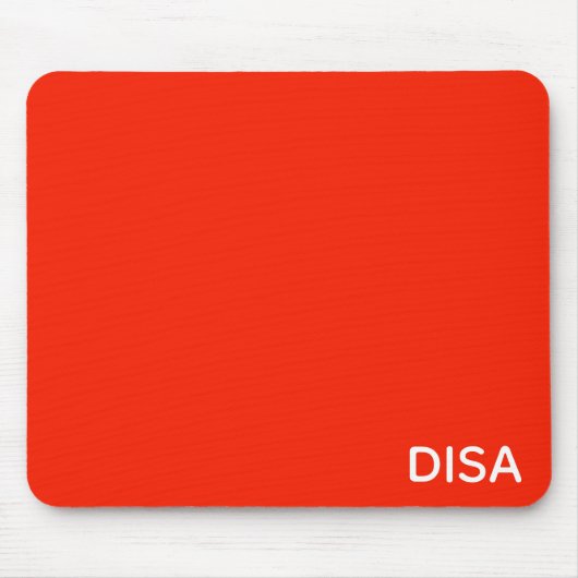Tapis De Souris Disa Red color (Devant)