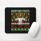 Tapis De Souris Disapintments All Of You Jesus Christmas Ugly Swea (Avec souris)
