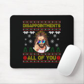 Tapis De Souris Disapintments All Of You Jesus Christmas Ugly Swea (Avec souris)