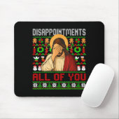 Tapis De Souris Disapintments All Of You Jesus Christmas Ugly Swea (Avec souris)