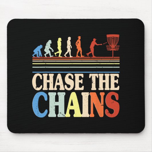 Tapis De Souris Disc Golf Chase The Chains  (Devant)