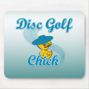Tapis De Souris Disc Golf Chick #3