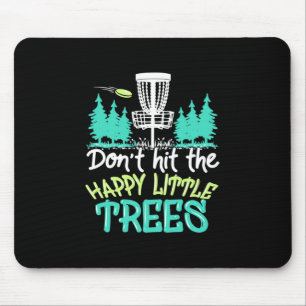 Tapis De Souris Disc Golf Frappe Les Joyeux Petits Arbres