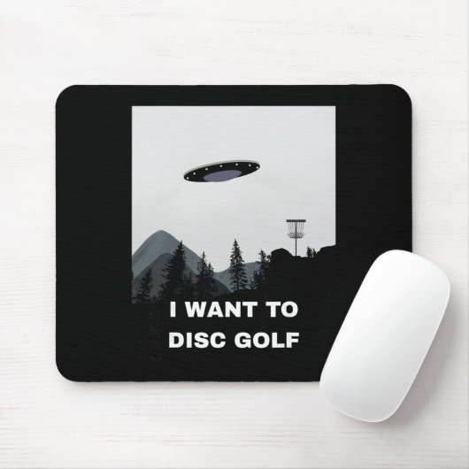 Tapis De Souris Disc Golf Ufo  (Avec souris)