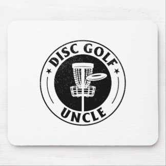Tapis De Souris Disc Golf Uncle - Disc Golfing Uncle Disc Golf Pla