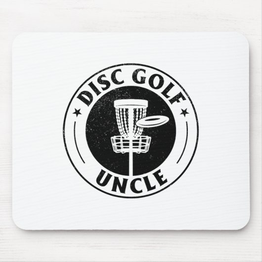 Tapis De Souris Disc Golf Uncle - Disc Golfing Uncle Disc Golf Pla (Devant)