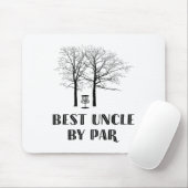Tapis De Souris Disc Golf Uncle - Meilleur Oncle à Par  (Avec souris)