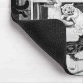 Tapis De Souris Discipline de la classe de chats, Louis Wain (Coin)