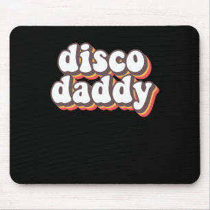 Tapis De Souris Disco Daddy Super Rétro Hippie les années 70 Disco