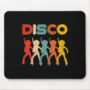 Tapis De Souris Disco les années 70 Disco Thème Vintage Retro Danc