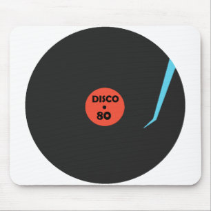 Tapis De Souris Disco Rétro Souris Pad Musique