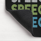 Tapis De Souris Discours de la parole Langue Pathologiste Thérapeu (Coin)