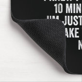 Tapis De Souris Discuter avec moi est inutile, je savais que j'ava (Coin)
