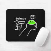 Tapis De Souris Dishonest Frog Funny Frog Meme Behave No Cartoon D (Avec souris)