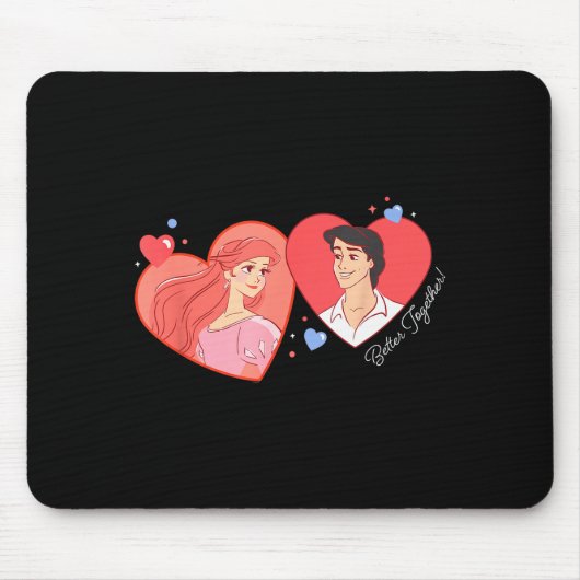 Tapis De Souris Disney Princesse Ariel & Eric Saint-Valentin B (Devant)