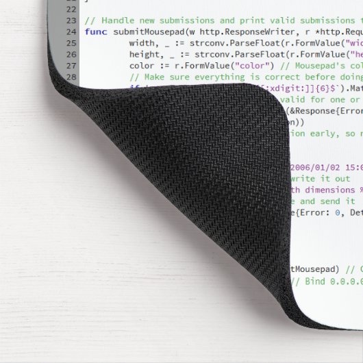 Tapis De Souris Disparaissent le code Mousepad (Coin)